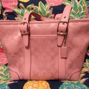 Pink Coach Purse